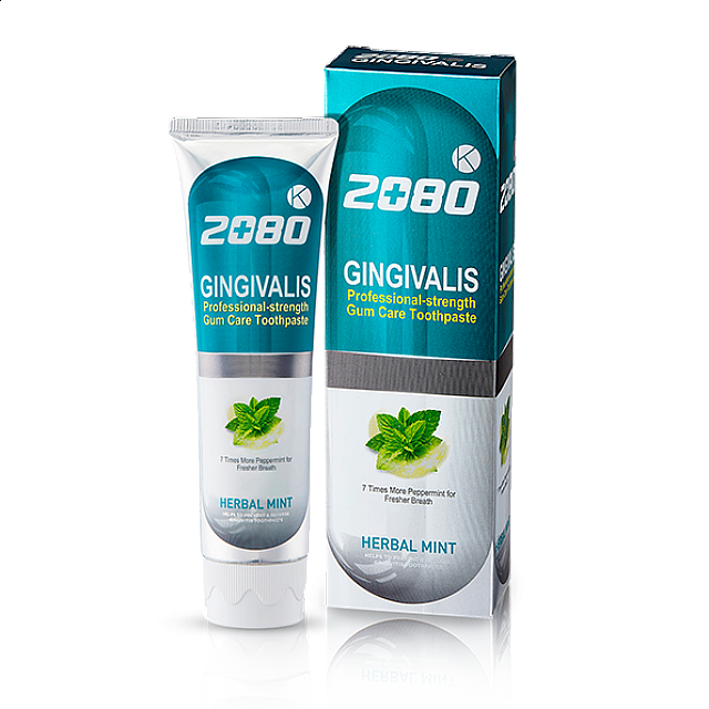 2080 Gingivalis K Herbal Mint Toothpaste